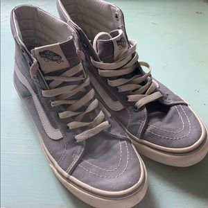 Grey high top Vans!